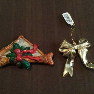 Lot of two Christmas décors Christmas tree décors  small
